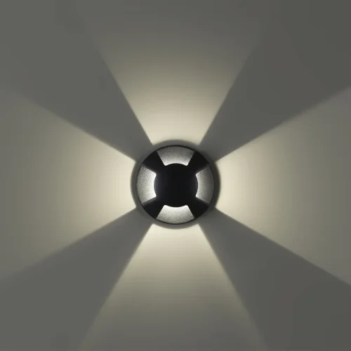 Встраиваемый светильник LED Wald 6662/3GL Odeon Light уличный IP67 чёрный 1 лампа, плафон чёрный в стиле хай-тек LED фото 3